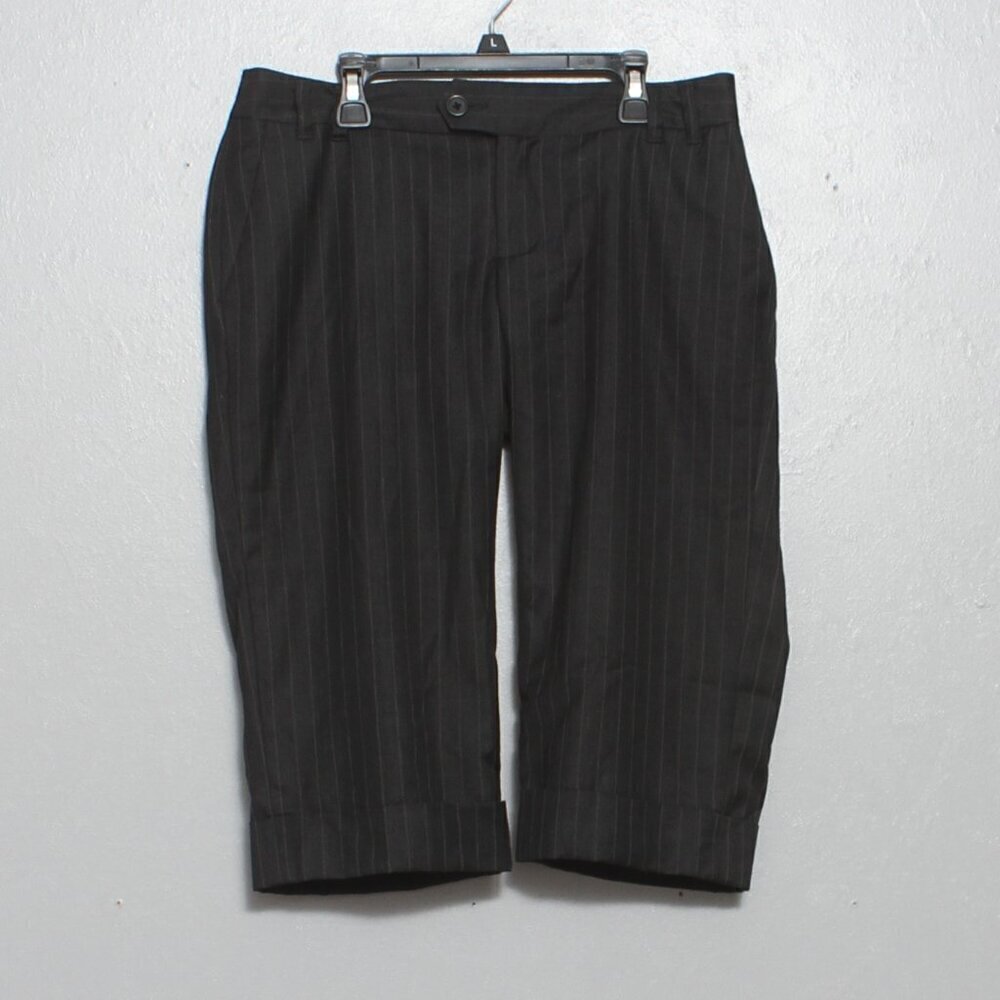 Banana republic factory Y2K short pin stripe punk rock vibe wool blend shorts